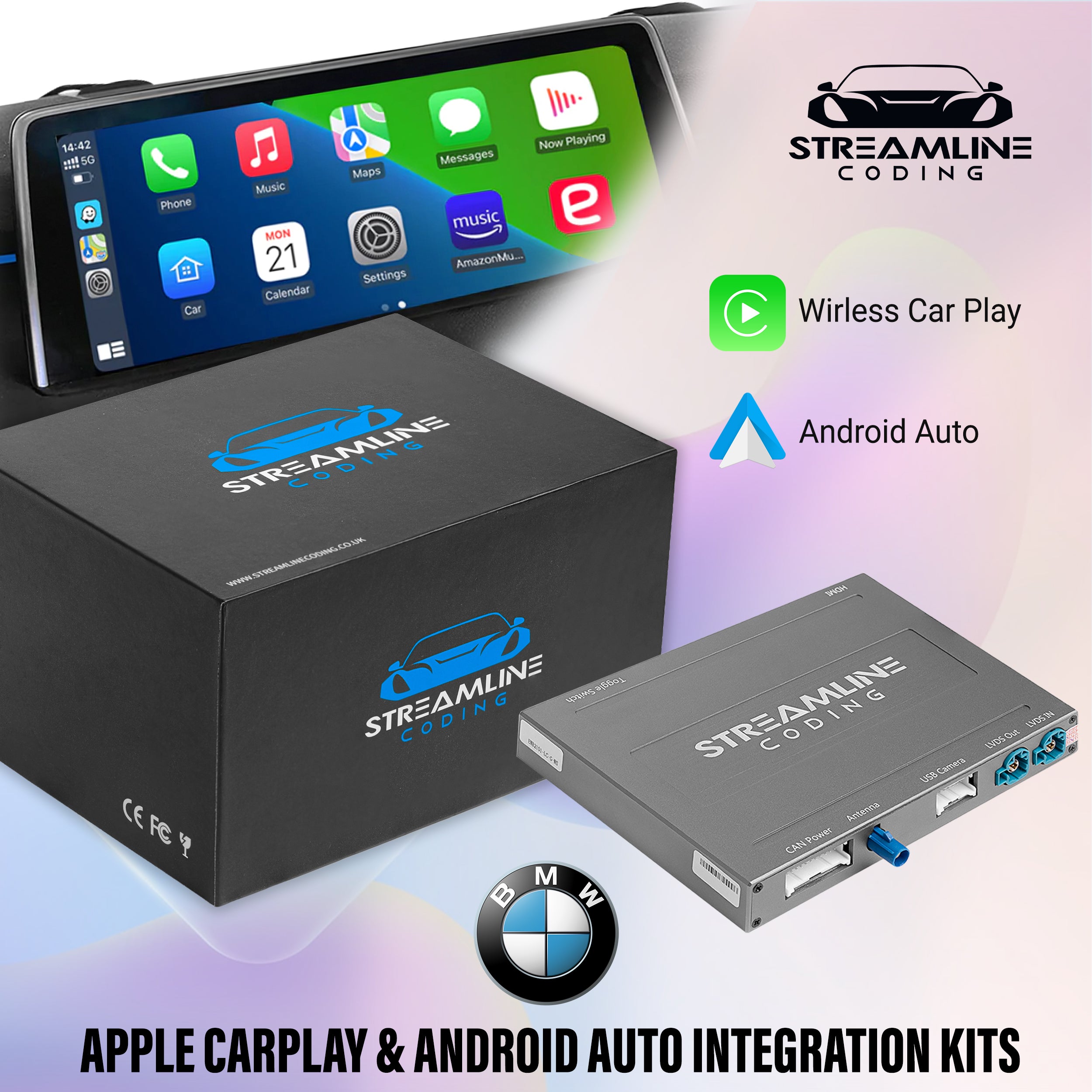 NBT EVO (ID5/ID6) Wireless CarPlay & Android Auto Integration Kit –